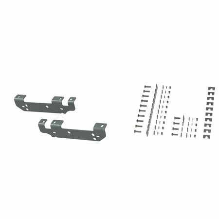 B&W TOWING Custom Installation Kit For Universal Mounting Rails For Some Ford Trucks RVR2401